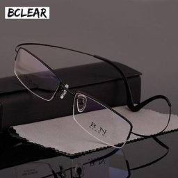 BCLEAR – lunettes de vue en titane pur pour homme verres optiques ultralégers et confortables
