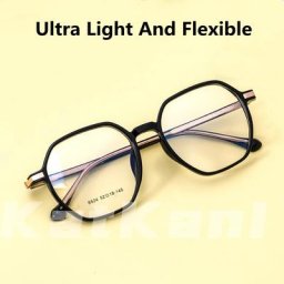 KatKani – lunettes transparentes ultralégères pour femmes monture rétro mode polygone myopie