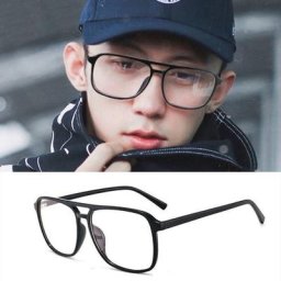 Lunettes carrées unies unisexes pour hommes et femmes verres de haute qualité 600