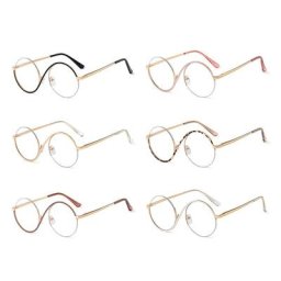 Lunettes rétro Anti-lumière bleue couleur unie pour femmes et hommes Portable haute définition