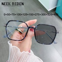 Lunettes de lecture photochromiques carrées pour femmes nouveau cadre de lunettes Tr90 lunettes de