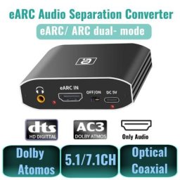 EARC – convertisseur Audio 192Khz convertisseur DAC DTS Dolby atmos AC3 LPCM adaptateur Audio