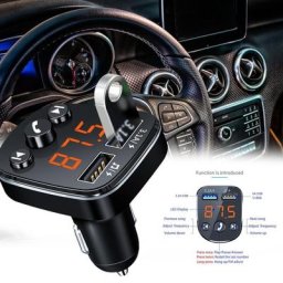 Lecteur MP3 sans fil Bluetooth 5.0 pour voiture récepteur Audio Aux modulateur FM automatique