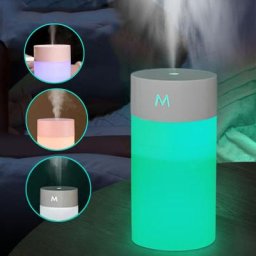 Lampe LED Portable colorée avec prise USB humidificateur luminaire d'ambiance idéal pour une