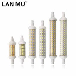 Lampe LED R7s 78/118/135mm SMD 2835 6/9/12W 220V-240V AC ampoule de remplacement halogène pour