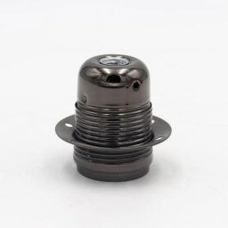 Support de lampe en métal douille d'ampoule à tête raccords avec anneau d'abat-jour
