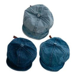 Chapeau de Baseball en Denim bleu pour bébé casquette de pêcheur à bord souple Bonnet réglable
