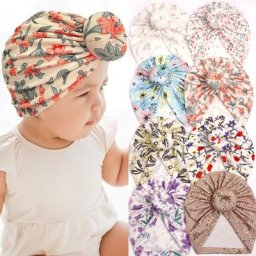 Chapeau à imprimé floral pour enfants pull indien accessoires pour bébés nouvelle collection