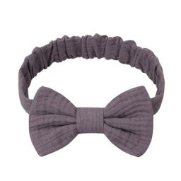 Bandes de cheveux en coton doux de couleur unie nœuds de cheveux princesse extensibles faits à la