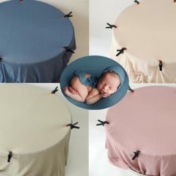 Arrière-plan en Tissu Extensible pour Photographie de Nouveau-Né Accessoires de Studio