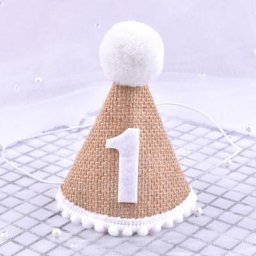 Chapeau couronne de fête d'anniversaire pour bébé de 0 à 3 ans bandeau Costume