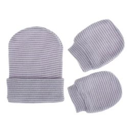 Chapeau pour nouveau-né bonnet et mitaine pour bébé bonnet de crèche doux et mignon D0AF