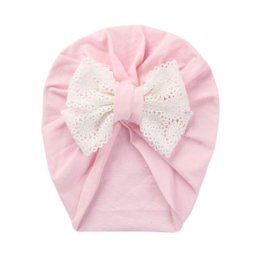 Turban à nœud pour bébé fille coiffe respirante pour nouveau-né bonnet confortable doux pour la