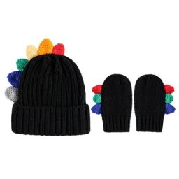 Ensemble de mitaines en polaire pour bébé filles et garçons en bas âge tricot chaud gants
