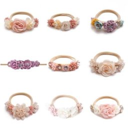 Bandeau à fleurs artificielles pour bébé accessoire de photographie livraison directe