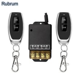 Rubrum – télécommande sans fil 433Mhz AC 110V 220V 1CH 30A récepteur et bouton marche/arrêt