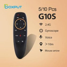 Télécommande sans fil Air Mouse gyroscope vocal 2.4G décodeur intelligent Android G10S 10