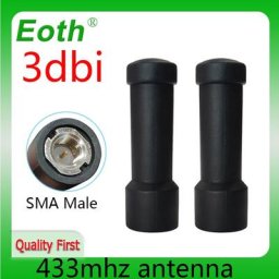 EOTH-Antenne lora mâle récepteur de signal lorawan gain élevé module pbx iot 3dbi sma 433mhz
