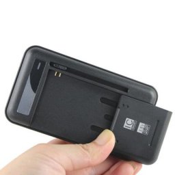 Chargeur de batterie universel écran LCD indicateur pour téléphones portables avec Port USB