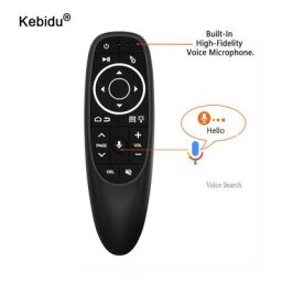Kebidu-Télécommande vocale sans fil G10 G10S Pro 2.4G Air Mouse pouvez-vous roscope IR Learning