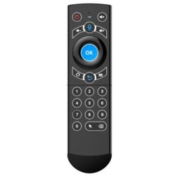 Gyroscope vocal intelligent pour écran LCD LED télécommande pour TV G21 Pro 2.4G