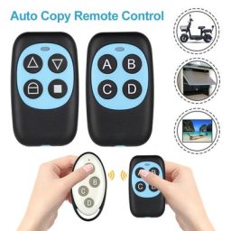 Télécommande de copie automatique télécommande de remplacement à 4 boutons émetteur de porte-clés
