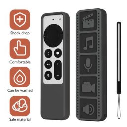 Housse de protection en Silicone pour télécommande Apple TV 4K Siri 2021 housse antichoc