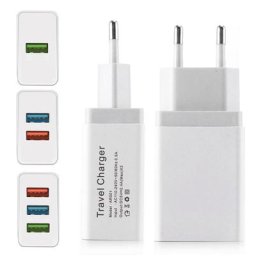Chargeur USB universel de voyage pour téléphone prise de charge rapide avec 2 4 a simple Double