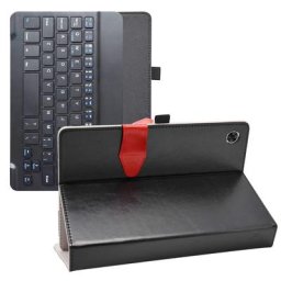 Étui pour clavier Bluetooth pour tablette TCL Tab 10 5G support pliant housse en cuir PU 10.1