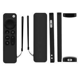 Coque en silicone coordonnante pour télécommande housse de protection durable Apple TV 4K Apple