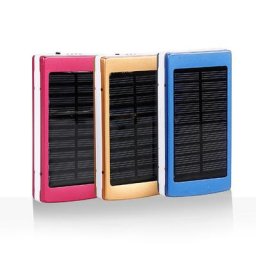 Boîtier solaire LED AfricBox 20000mAh USB pour batterie externe pour touristes
