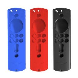 Housse de protection pour télécommande Fire TV 4K housse en Silicone souple antidérapante