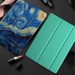 Coque de tablette en PU ultra mince étui intelligent réveil iPad 5 6 inspectés 6e génération