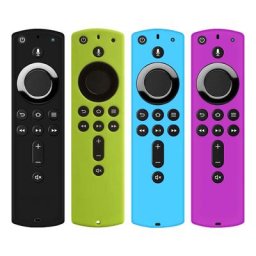 Coque en silicone pour télécommande Stick 4K housse de remplacement antichoc coordonnante cube