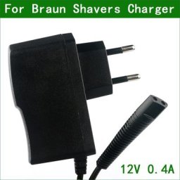 12V 0.4A ue prise murale chargeur adaptateur secteur pour les rasoirs Braun 3050cc 3050s 3060s 3070s