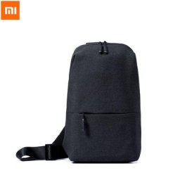 Sac à dos original Xiaomi Mi unisexe sac de poitrine de loisirs urbains pour hommes et femmes sac