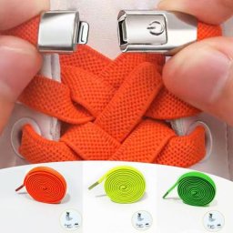 Lacets à fermeture magnétique sans attaches pour chaussures de sport élastiques pour enfants et