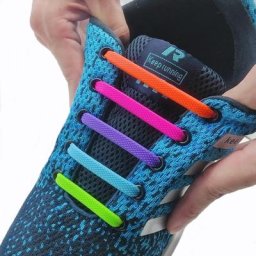 Lacets élastiques en Silicone mode unisexe sans cravate chaussures de sport dentelle rapide