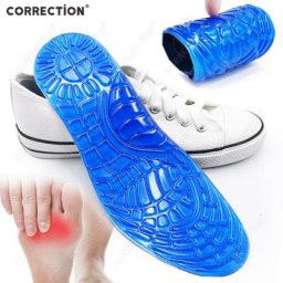 Semelle antidérapante en Silicone pour homme et femme Support orthopédique pour la voûte plantaire