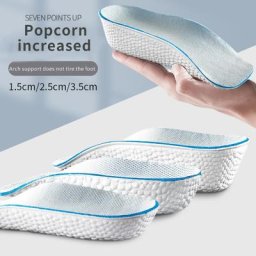 Demi-semelle orthopédiques pour homme et femme demi-semelle Invisible avec rehaussement de la