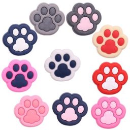 Breloques en Silicone pour chaussures de jardin 1 à 10 pièces en PVC motifs d'animaux colorés