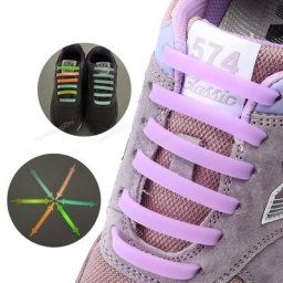 Lacets en Silicone lumineux Night Glow No Tie lacets élastiques baskets enfants adultes lacets en