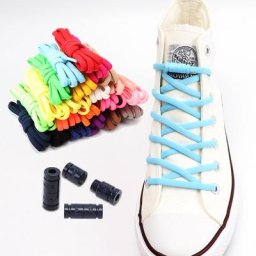Belle serrure en métal pas de lacets de chaussures à nouer lacets pour baskets lacet élastique