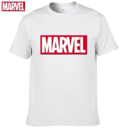 T-shirt manches courtes pour homme et femme en coton avec image de Marvel The Avengers vêtements
