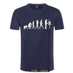 T-shirt Apiculteur Édition Standard Slim Fit Classique Evolution Abeille au Miel Vêtements pour