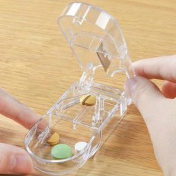 Pilulier à médicaments Portable boîte à médicaments Portable broyeur utile séparateur de pilulier