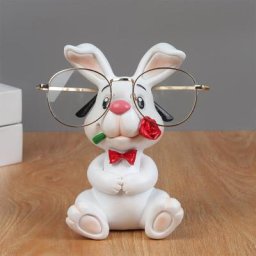 Support de lunettes en forme d'animal accessoires de support affichage de lapin pour la
