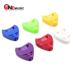 Plectres de guitare en plastique coloré support de plectres en forme de cœur étui de plectre