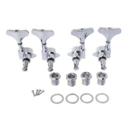 Chevilles de réglage scellées pour guitare basse 4 cordes têtes de Machine 2R 2L