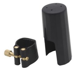 Saxophone professionnel en cuir Él bec de bakélite pince à bec ligmob capuchon en plastique